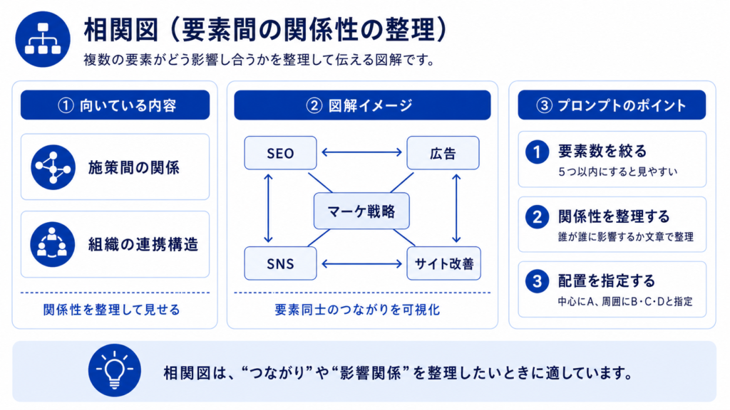 相関図（要素間の関係性の整理）
