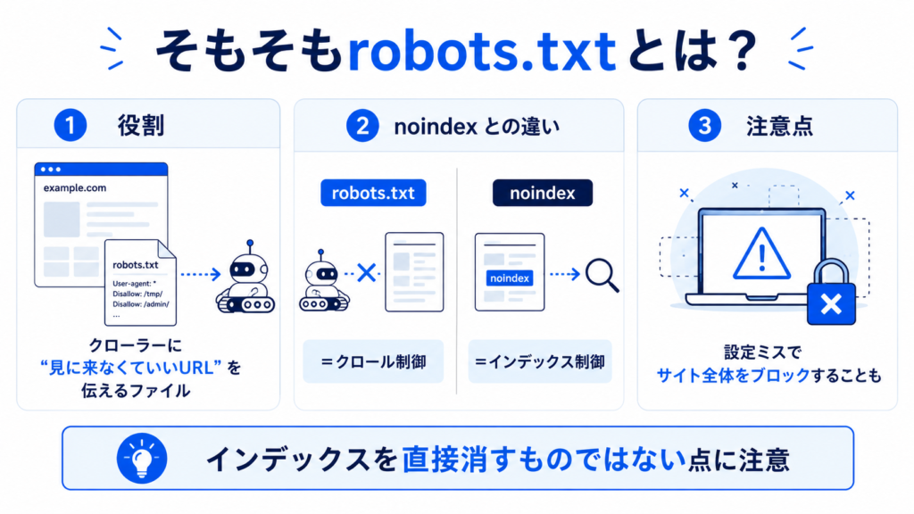 そもそもrobots.txtとは？